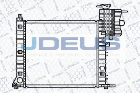 Jdeus 017M38 - Радиатор, охлаждане на двигателя vvparts.bg