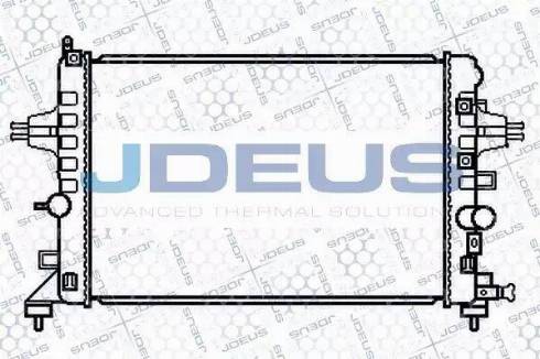 Jdeus 020M60 - Радиатор, охлаждане на двигателя vvparts.bg