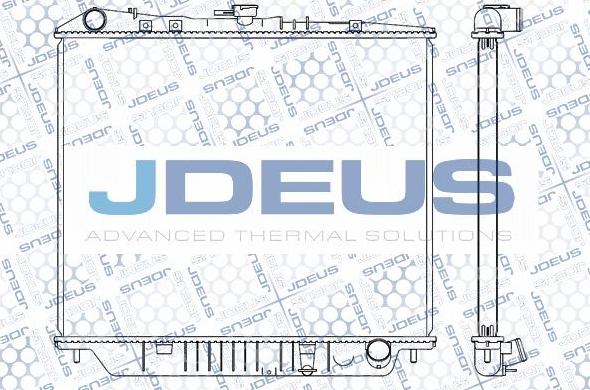 Jdeus 020M19 - Радиатор, охлаждане на двигателя vvparts.bg