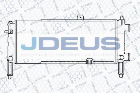 Jdeus 020V01 - Радиатор, охлаждане на двигателя vvparts.bg
