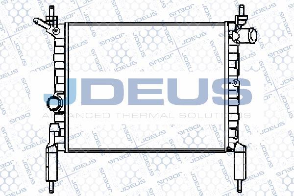 Jdeus 020V13 - Радиатор, охлаждане на двигателя vvparts.bg