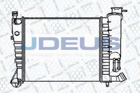 Jdeus 021B21 - Радиатор, охлаждане на двигателя vvparts.bg