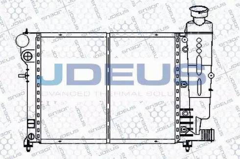 Jdeus 021E18 - Радиатор, охлаждане на двигателя vvparts.bg
