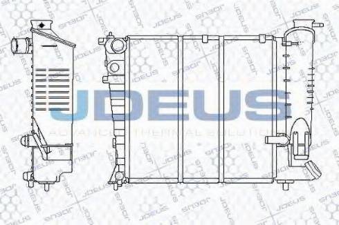 Jdeus 021E30 - Радиатор, охлаждане на двигателя vvparts.bg