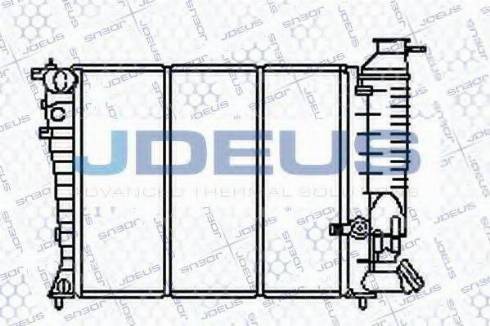 Jdeus 021E31 - Радиатор, охлаждане на двигателя vvparts.bg