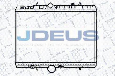 Jdeus 021M38 - Радиатор, охлаждане на двигателя vvparts.bg