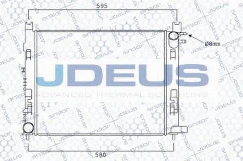 Jdeus 023M96 - Радиатор, охлаждане на двигателя vvparts.bg