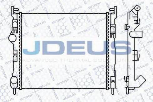 Jdeus 023M41 - Радиатор, охлаждане на двигателя vvparts.bg