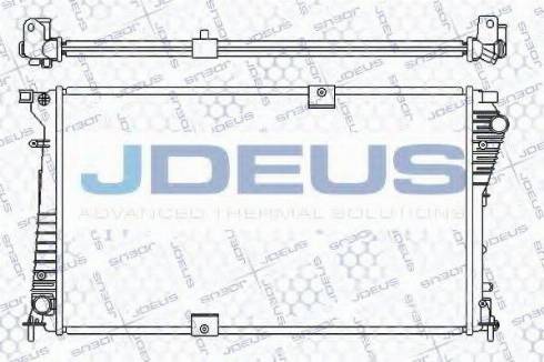Jdeus 023M39 - Радиатор, охлаждане на двигателя vvparts.bg