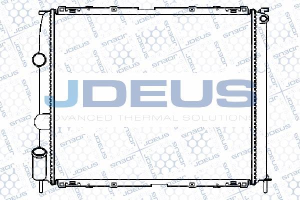 Jdeus 023M77 - Радиатор, охлаждане на двигателя vvparts.bg
