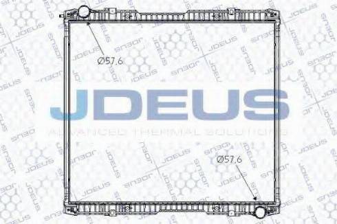 Jdeus 141M02 - Радиатор, охлаждане на двигателя vvparts.bg