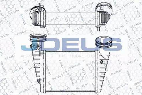 Jdeus 801M20A - Интеркулер (охладител за въздуха на турбината) vvparts.bg