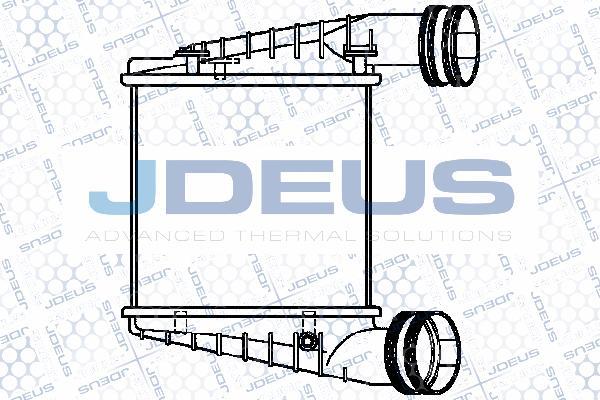 Jdeus 830M16A - Интеркулер (охладител за въздуха на турбината) vvparts.bg