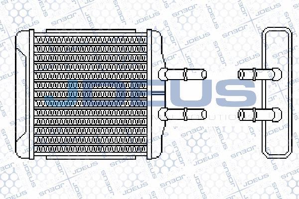 Jdeus 256M05 - Топлообменник, отопление на вътрешното пространство vvparts.bg