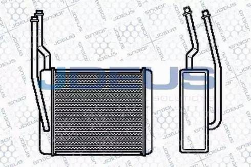 Jdeus 212M15 - Топлообменник, отопление на вътрешното пространство vvparts.bg