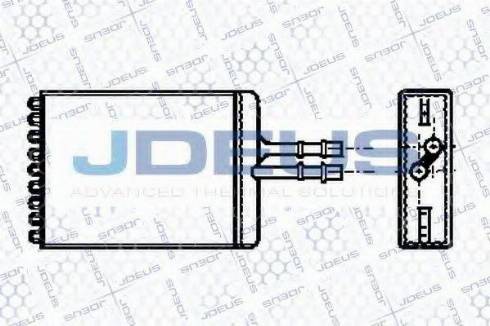 Jdeus 220M24 - Топлообменник, отопление на вътрешното пространство vvparts.bg