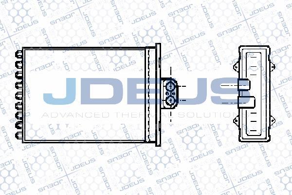 Jdeus 220M27 - Топлообменник, отопление на вътрешното пространство vvparts.bg