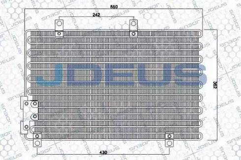 Jdeus 700M07 - Кондензатор, климатизация vvparts.bg