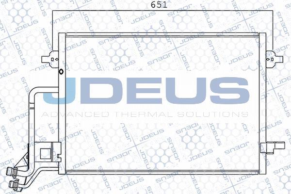 Jdeus 701M02 - Кондензатор, климатизация vvparts.bg