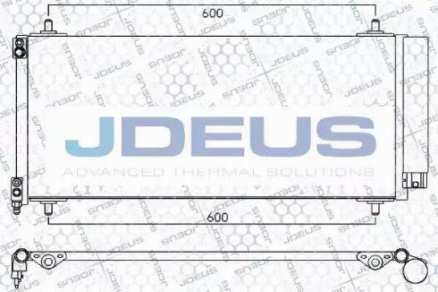 Jdeus 707M22 - Кондензатор, климатизация vvparts.bg