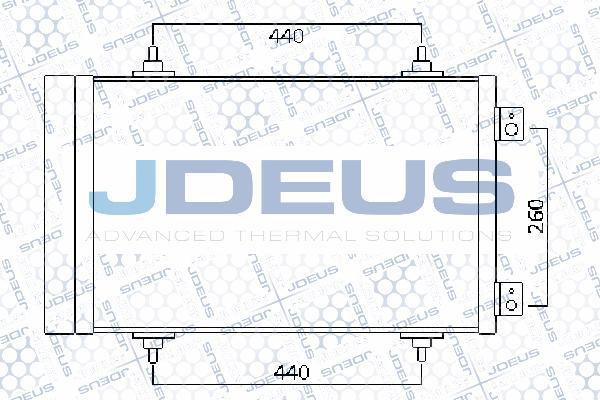 Jdeus 707M27 - Кондензатор, климатизация vvparts.bg