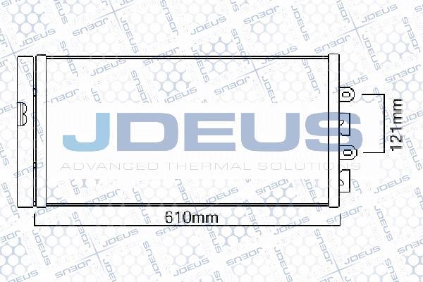 Jdeus 711M63 - Кондензатор, климатизация vvparts.bg