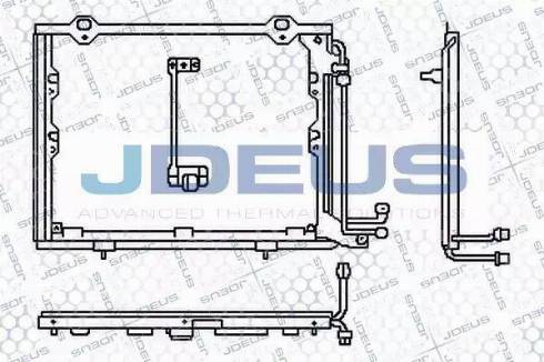Jdeus 717B18 - Кондензатор, климатизация vvparts.bg