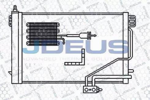 Jdeus 717M42 - Кондензатор, климатизация vvparts.bg