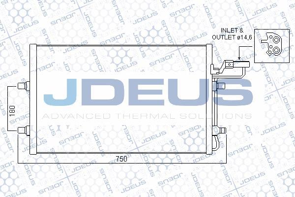 Jdeus 731M14 - Кондензатор, климатизация vvparts.bg