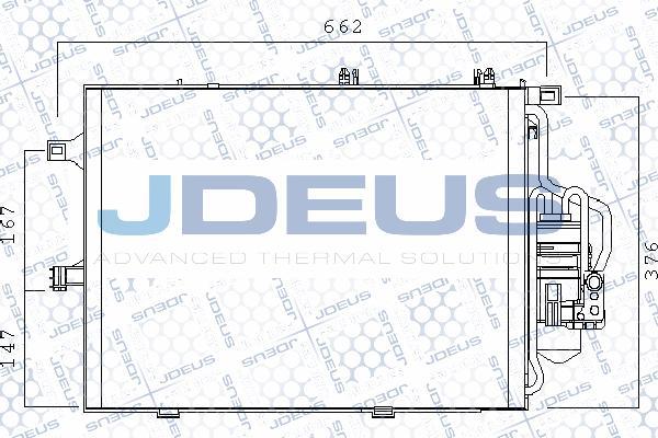 Jdeus 720M49 - Кондензатор, климатизация vvparts.bg