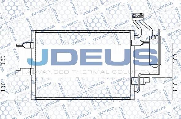 Jdeus 720M10 - Кондензатор, климатизация vvparts.bg