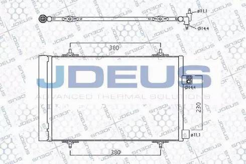 Jdeus 721M52 - Кондензатор, климатизация vvparts.bg