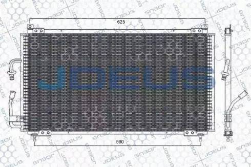 Jdeus 721M22 - Кондензатор, климатизация vvparts.bg