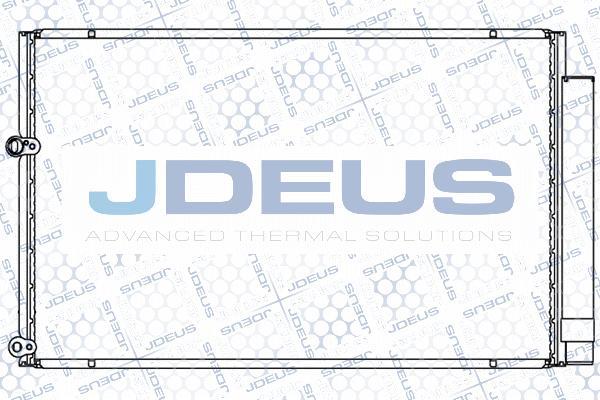 Jdeus 728M54 - Кондензатор, климатизация vvparts.bg