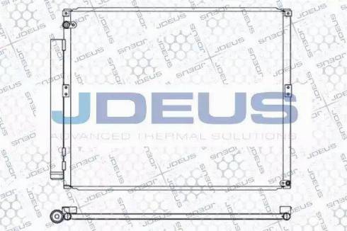 Jdeus 728M55 - Кондензатор, климатизация vvparts.bg