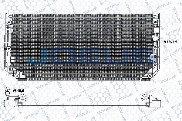 Jdeus 728M26 - Кондензатор, климатизация vvparts.bg