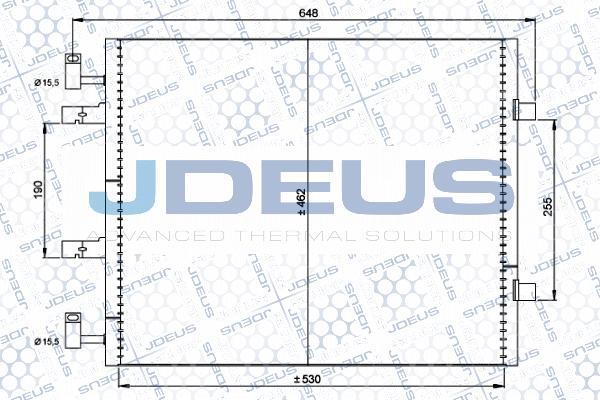 Jdeus 723M55 - Кондензатор, климатизация vvparts.bg