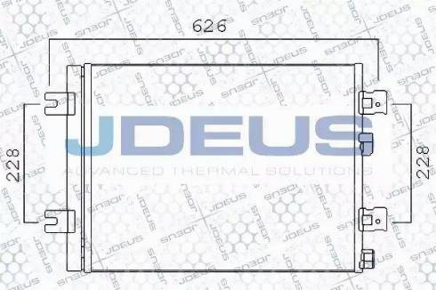 Jdeus 723M56 - Кондензатор, климатизация vvparts.bg