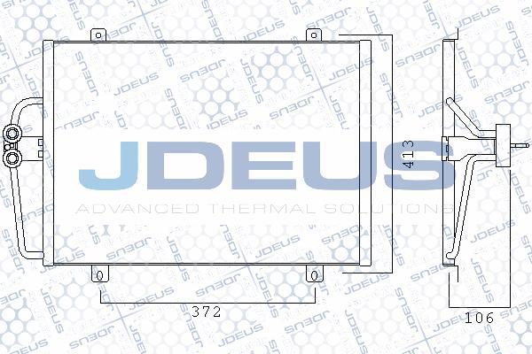 Jdeus 723M57 - Кондензатор, климатизация vvparts.bg