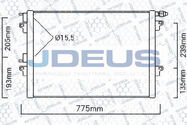 Jdeus 723M69 - Кондензатор, климатизация vvparts.bg