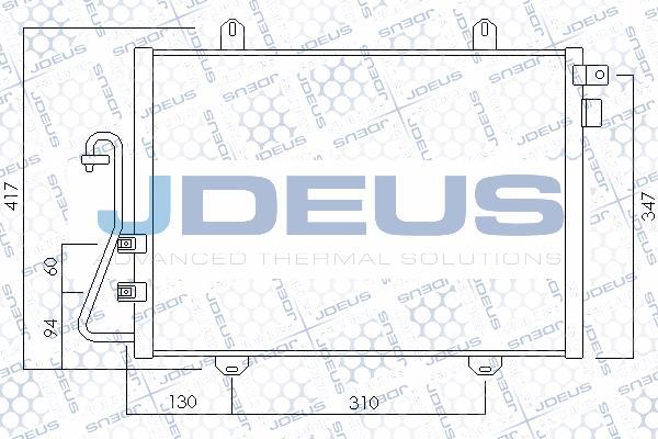 Jdeus 723M65 - Кондензатор, климатизация vvparts.bg