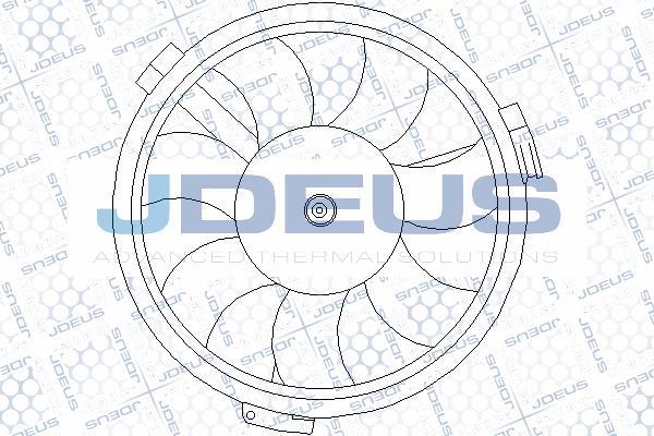 Jdeus EV0010161 - Електромотор, вентилатор на радиатора vvparts.bg