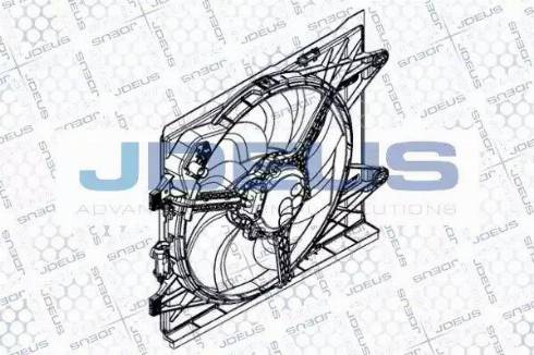 Jdeus EV8C0310 - Вентилатор, охлаждане на двигателя vvparts.bg