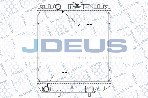 Jdeus M-042000A - Радиатор, охлаждане на двигателя vvparts.bg