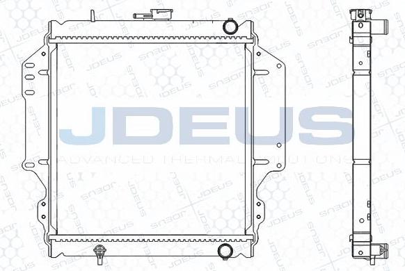 Jdeus M-0420140 - Радиатор, охлаждане на двигателя vvparts.bg
