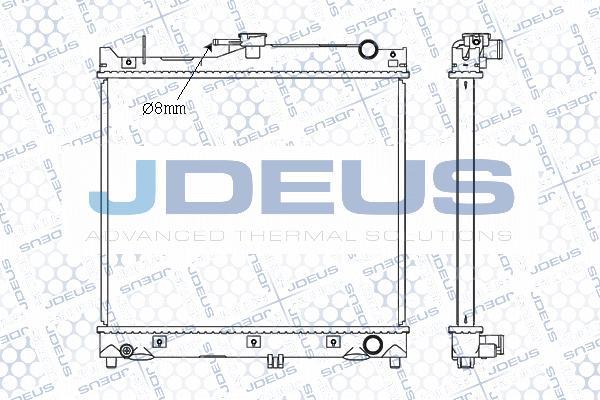 Jdeus M-0420160 - Радиатор, охлаждане на двигателя vvparts.bg