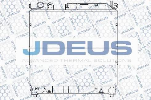 Jdeus M-0420130 - Радиатор, охлаждане на двигателя vvparts.bg