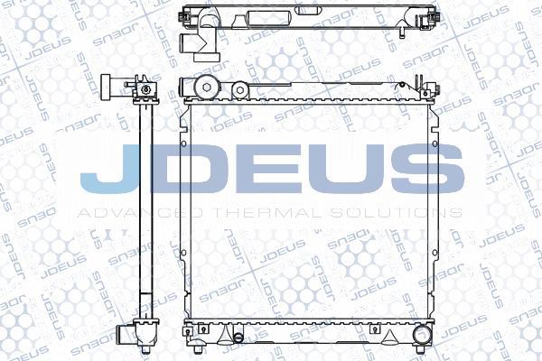 Jdeus M-042013A - Радиатор, охлаждане на двигателя vvparts.bg