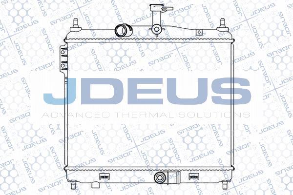 Jdeus M-0540320 - Радиатор, охлаждане на двигателя vvparts.bg