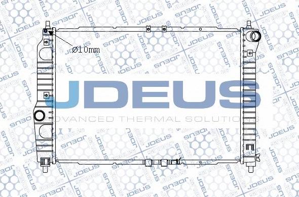 Jdeus M-0560080 - Радиатор, охлаждане на двигателя vvparts.bg